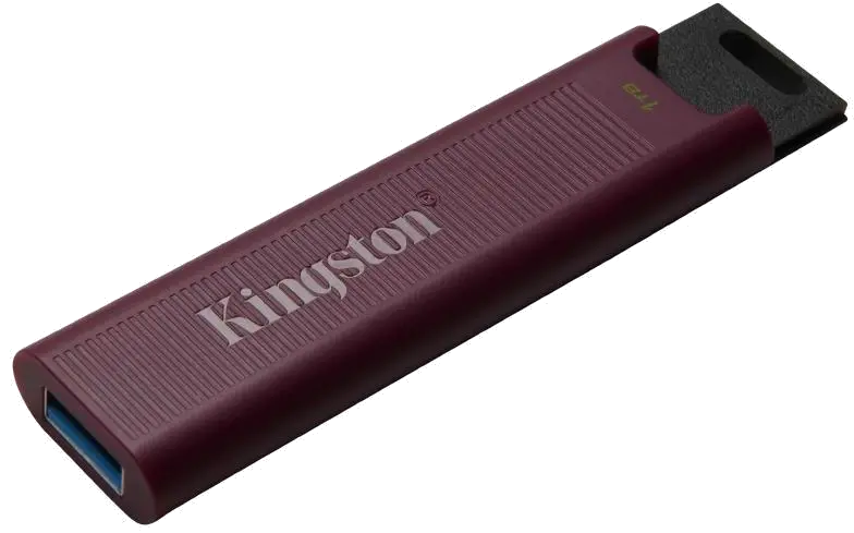Kingston DTMAXA/1TB DataTraveler MAX Flash Drive 1TB USB3.2, R/W 1000/ 900 MB/s, USB-A, Black, 740617328295
