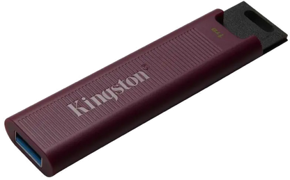 Kingston DTMAXA/1TB DataTraveler MAX Flash Drive 1TB USB3.2, R/W 1000/ 900 MB/s, USB-A, Black, 740617328295