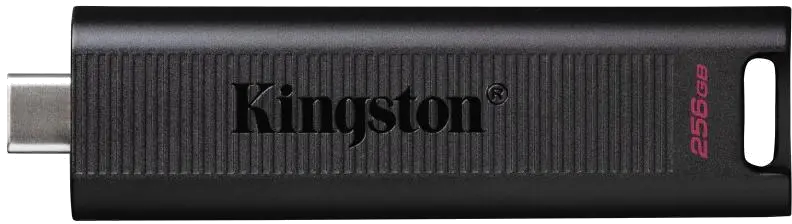 Kingston DTMAX/256GB DataTraveler MAX Flash Drive 256GB USB3.2, R/W 1000/ 900 MB/s, USB-C, Black, 740617322439