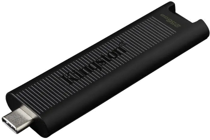 Kingston DTMAX/256GB DataTraveler MAX Flash Drive 256GB USB3.2, R/W 1000/ 900 MB/s, USB-C, Black, 740617322439