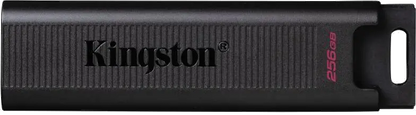 Kingston DTMAX/256GB DataTraveler MAX Flash Drive 256GB USB3.2, R/W 1000/ 900 MB/s, USB-C, Black, 740617322439