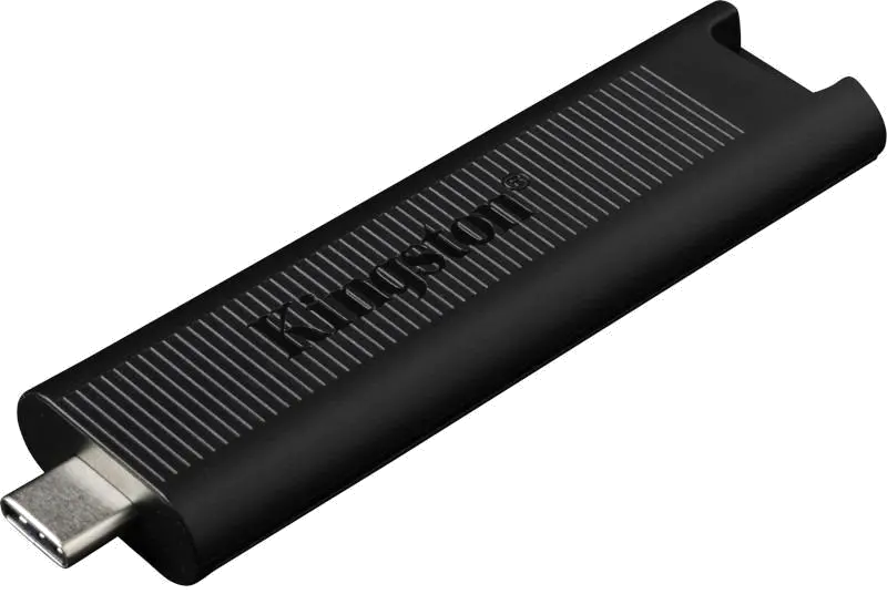 Kingston DTMAX/256GB DataTraveler MAX Flash Drive 256GB USB3.2, R/W 1000/ 900 MB/s, USB-C, Black, 740617322439