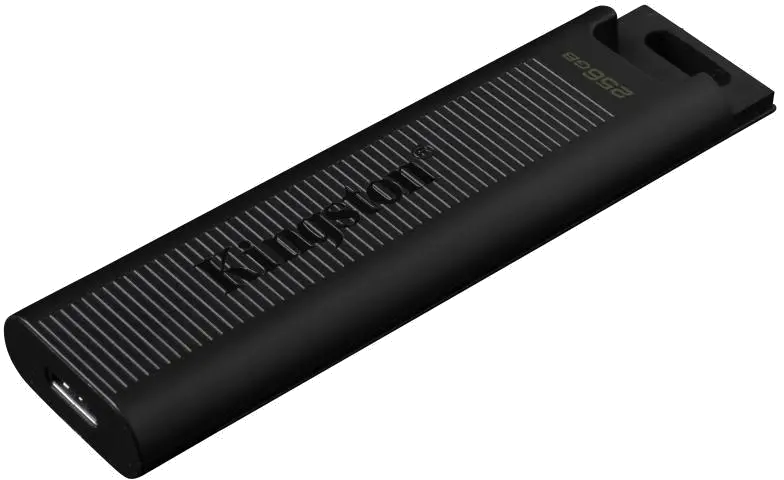 Kingston DTMAX/256GB DataTraveler MAX Flash Drive 256GB USB3.2, R/W 1000/ 900 MB/s, USB-C, Black, 740617322439