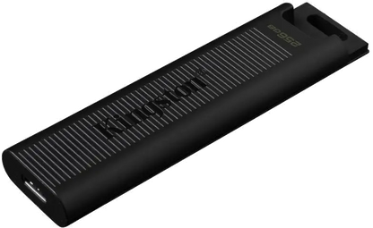 Kingston DTMAX/256GB DataTraveler MAX Flash Drive 256GB USB3.2, R/W 1000/ 900 MB/s, USB-C, Black, 740617322439