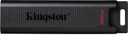 Kingston DTMAX/256GB DataTraveler MAX Flash Drive 256GB USB3.2, R/W 1000/ 900 MB/s, USB-C, Black, 740617322439