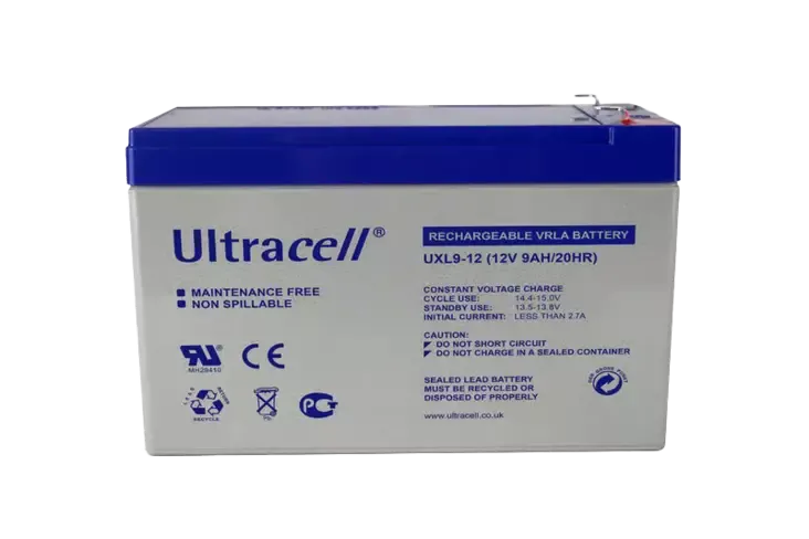 Ultracell UXL9-12 Ultracell Acumulator etans tip gel Long Life 12V-9A, dimensiuni 151 x 65 x h 94 mm, T2