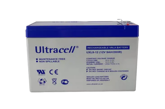 Ultracell UXL9-12 Ultracell Acumulator etans tip gel Long Life 12V-9A, dimensiuni 151 x 65 x h 94 mm, T2