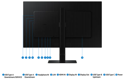 Samsung LS27D600UAUXEN Monitor 27'' 16:9, 2560x1440, 100Hz, Pivot, HDMI, DP, USB Hub, 8806095524658