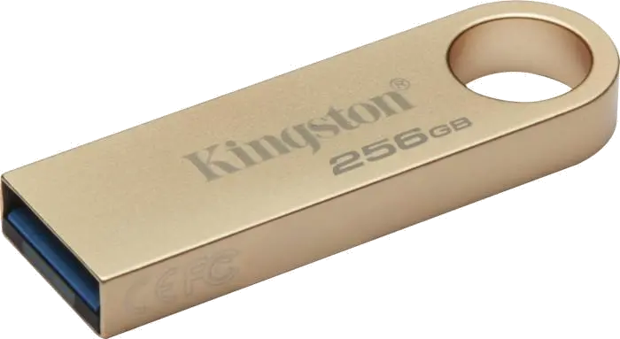 Kingston DTSE9G3/256GB DataTraveler SE9 G3 Flash Drive 256GB 220MB/s read, 100MB/s write, USB-A (USB 3.2 Gen 1), Metal, 740617341379