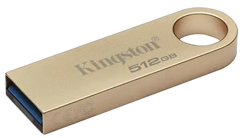 Kingston DTSE9G3/512GB DataTraveler SE9 G3 Flash Drive 512GB 220MB/s read, 100MB/s write, USB-A (USB 3.2 Gen 1), Metal, 740617341324