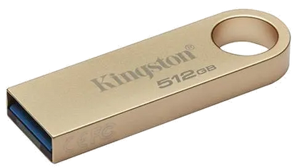 Kingston DTSE9G3/512GB DataTraveler SE9 G3 Flash Drive 512GB 220MB/s read, 100MB/s write, USB-A (USB 3.2 Gen 1), Metal, 740617341324