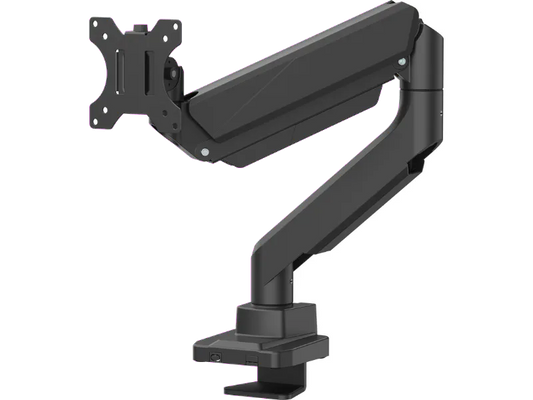 Fellowes 100091675 Single Swing Monitor Arm – Black brat de monitor ajustabil pana la 49inch/ 18Kg
