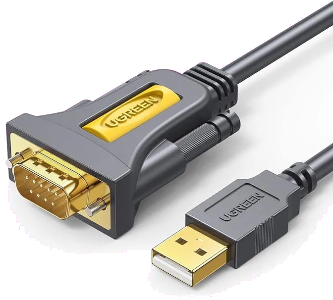 Ugreen 20211 Ugreen Cablu USB 2.0 (T) la Serial DB9M (9-pin)(RS232)(T), 1.5m, negru 6957303822119