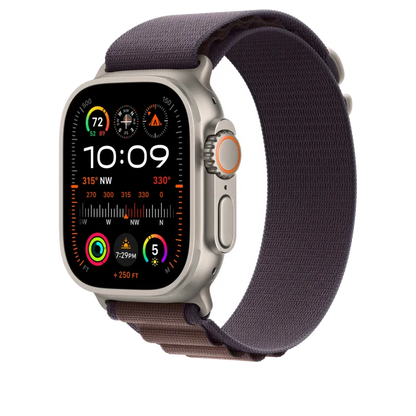 Apple MT5Q3ZM/A Apple Watch 49mm Band: Indigo Alpine Loop Medium, 194253950110