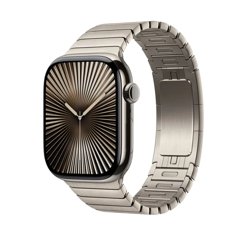 Apple MXMF3ZM/A Watch 46mm Link Bracelet: Natural Link Bracelet, 195949658181