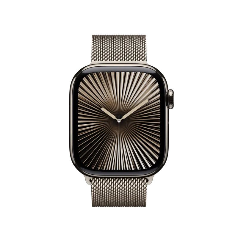 Apple MXMM3ZM/A Watch 42mm Milanese Loop: Natural Milanese Loop, 195949658426