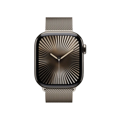 Apple MXMM3ZM/A Watch 42mm Milanese Loop: Natural Milanese Loop, 195949658426