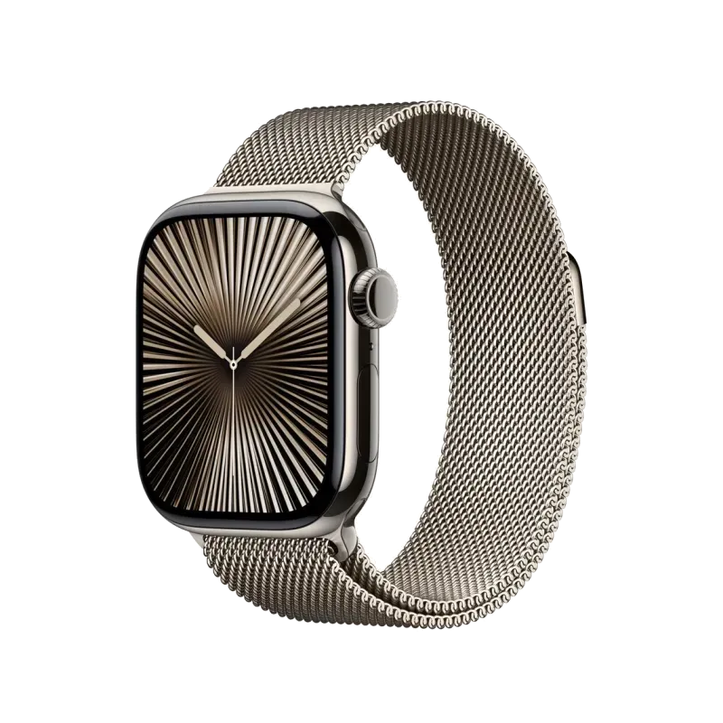 Apple MXMM3ZM/A Watch 42mm Milanese Loop: Natural Milanese Loop, 195949658426