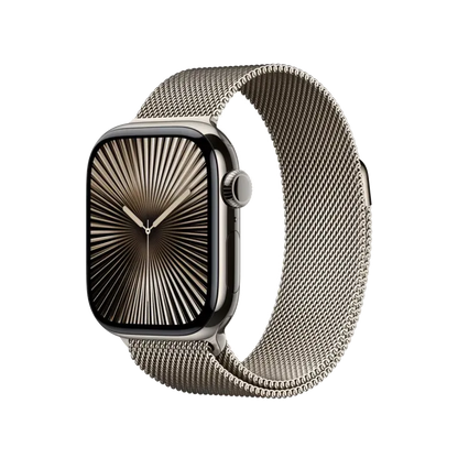 Apple MXMM3ZM/A Watch 42mm Milanese Loop: Natural Milanese Loop, 195949658426