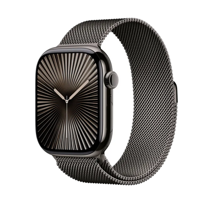 Apple MXMT3ZM/A Apple Watch 46mm Milanese Loop: Slate Milanese Loop M/L, 195949658624