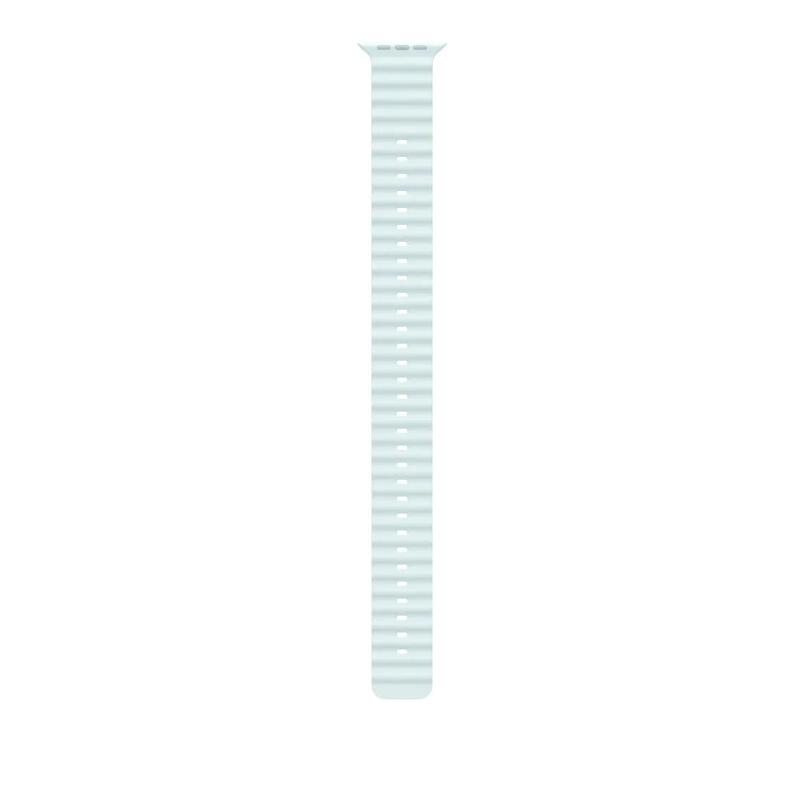Apple MXTG3ZM/A Apple Watch 49mm Band: Ice Blue Ocean Band Extension - Natural Titanium Finish 195949707360