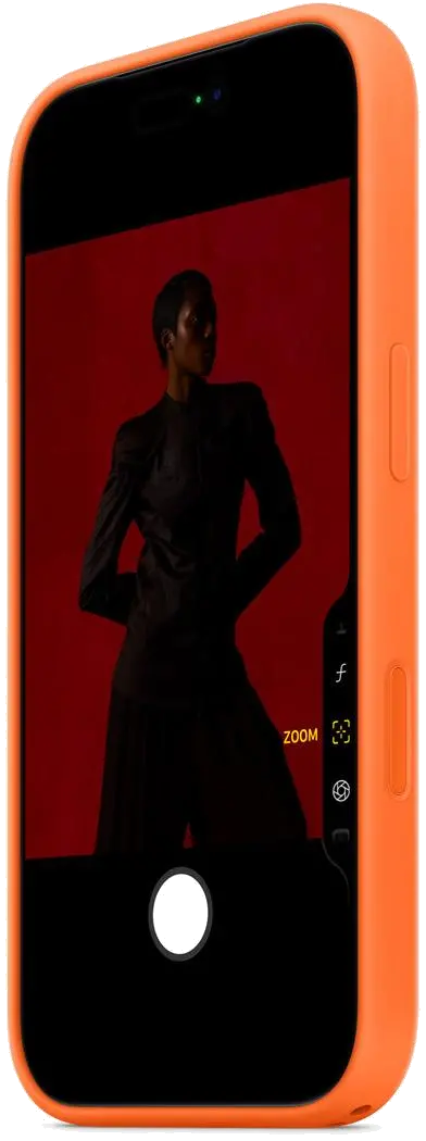 Apple MGFE4ZM/A iPhone 17 Pro Silicone Case with MagSafe – Orange, 195950663914