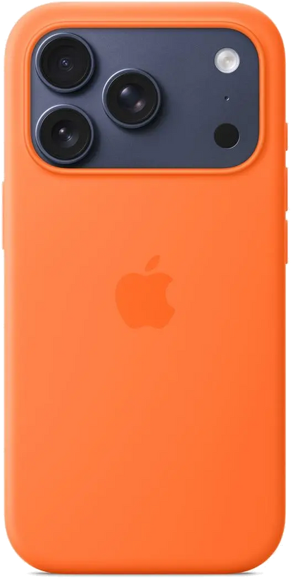 Apple MGFE4ZM/A iPhone 17 Pro Silicone Case with MagSafe – Orange, 195950663914