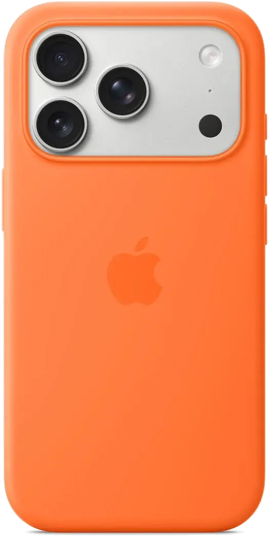 Apple MGFE4ZM/A iPhone 17 Pro Silicone Case with MagSafe – Orange, 195950663914