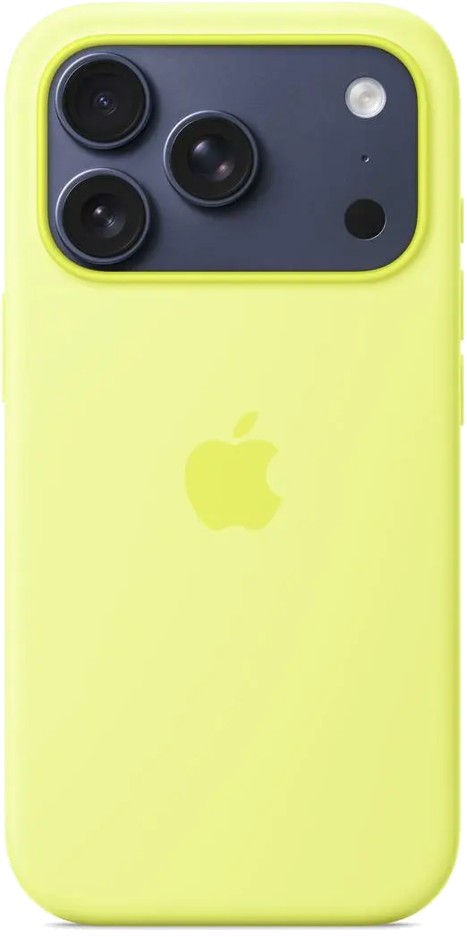 Apple MGFF4ZM/A iPhone 17 Pro Silicone Case with MagSafe – Neon Yellow, 195950663938