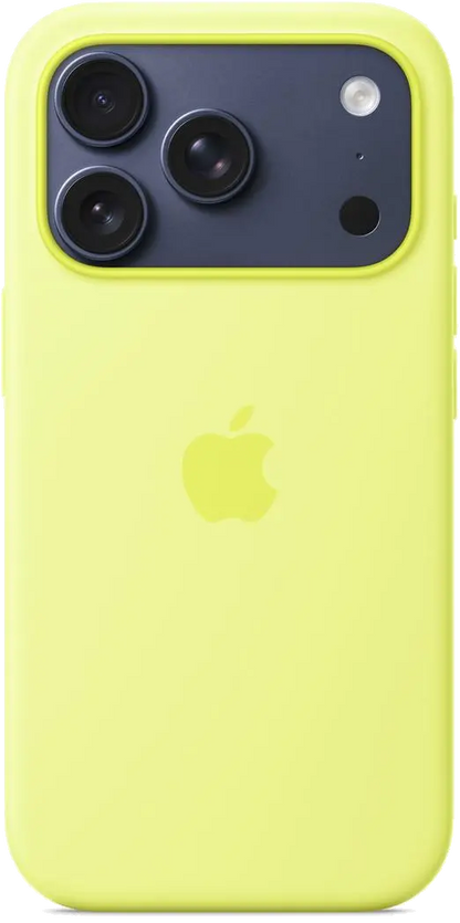 Apple MGFF4ZM/A iPhone 17 Pro Silicone Case with MagSafe – Neon Yellow, 195950663938