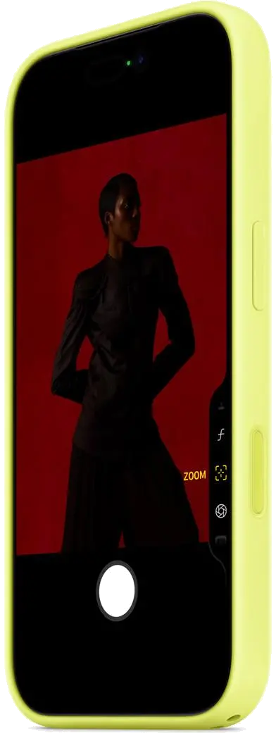 Apple MGFF4ZM/A iPhone 17 Pro Silicone Case with MagSafe – Neon Yellow, 195950663938