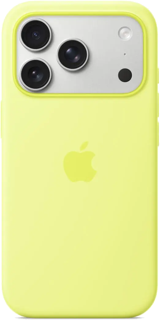 Apple MGFF4ZM/A iPhone 17 Pro Silicone Case with MagSafe – Neon Yellow, 195950663938