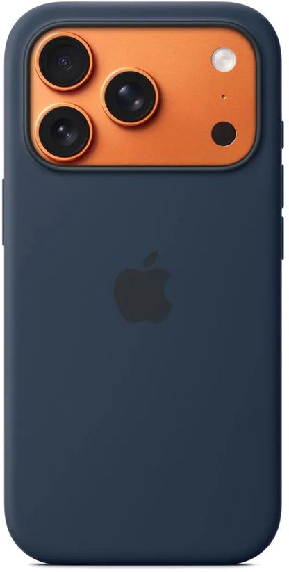 Apple MGFH4ZM/A iPhone 17 Pro Silicone Case with MagSafe – Midnight, 195950663976