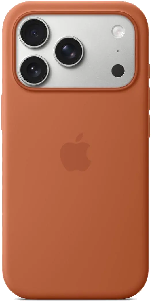 Apple MGFJ4ZM/A iPhone 17 Pro Silicone Case with MagSafe – Terra Cotta, 195950663990