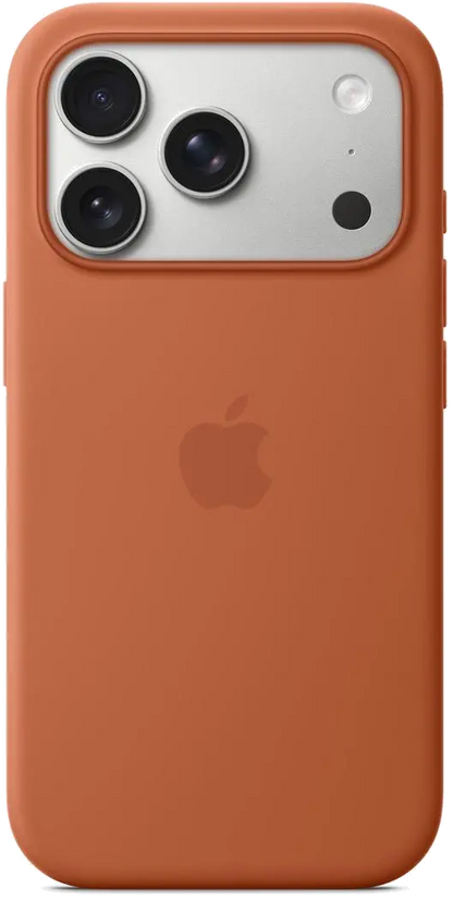 Apple MGFJ4ZM/A iPhone 17 Pro Silicone Case with MagSafe – Terra Cotta, 195950663990
