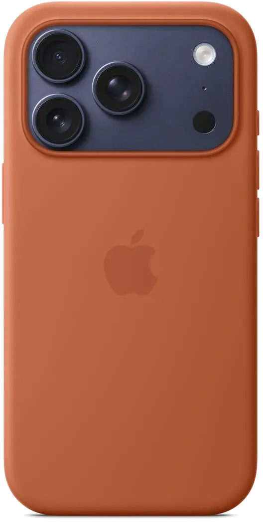 Apple MGFJ4ZM/A iPhone 17 Pro Silicone Case with MagSafe – Terra Cotta, 195950663990