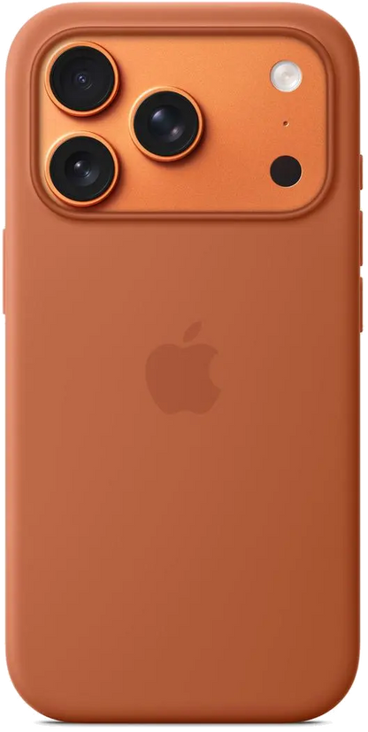 Apple MGFJ4ZM/A iPhone 17 Pro Silicone Case with MagSafe – Terra Cotta, 195950663990