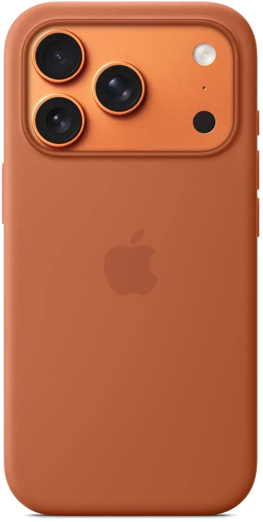 Apple MGFJ4ZM/A iPhone 17 Pro Silicone Case with MagSafe – Terra Cotta, 195950663990