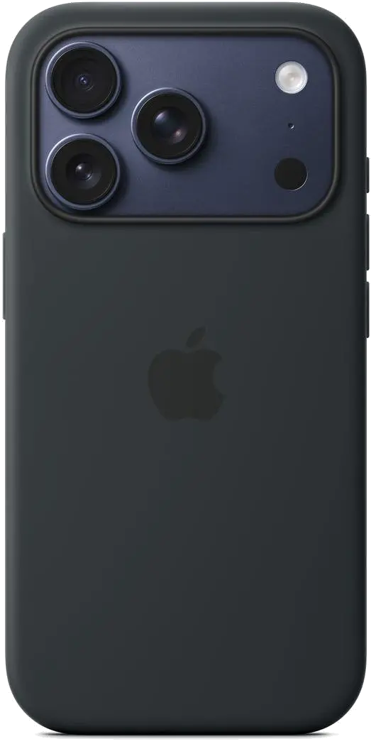 Apple MGFK4ZM/A iPhone 17 Pro Silicone Case with MagSafe – Black, 195950664010