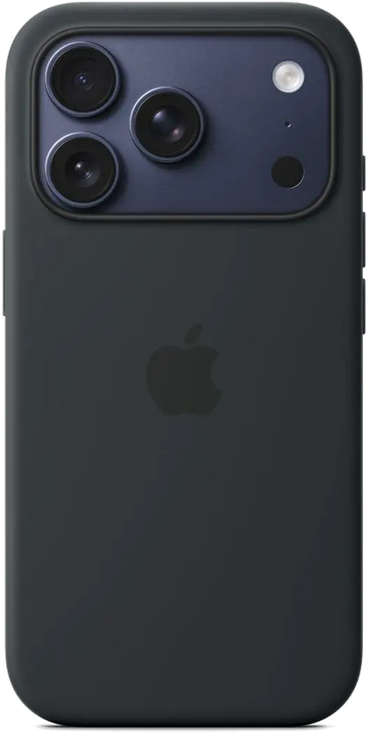 Apple MGFK4ZM/A iPhone 17 Pro Silicone Case with MagSafe – Black, 195950664010