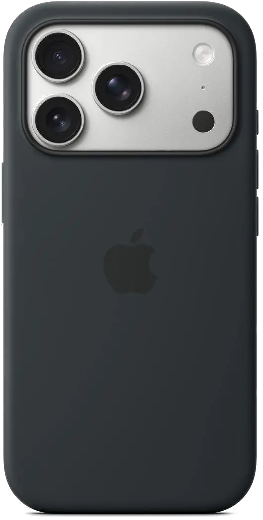 Apple MGFK4ZM/A iPhone 17 Pro Silicone Case with MagSafe – Black, 195950664010