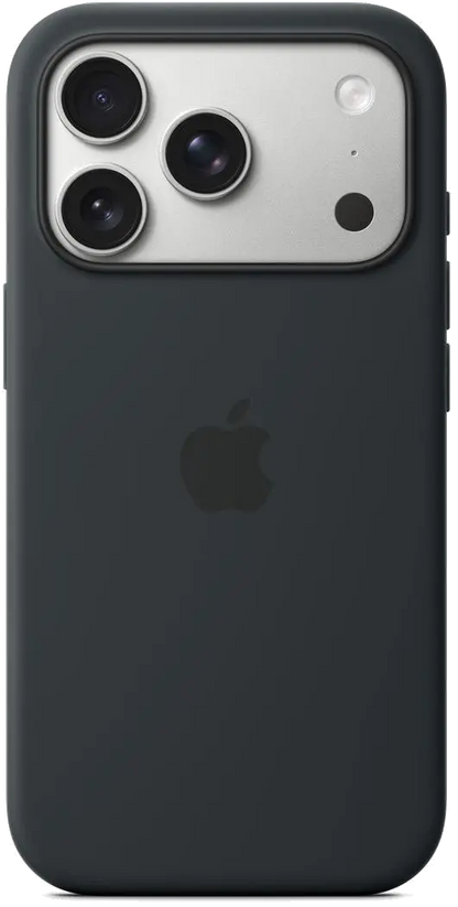 Apple MGFK4ZM/A iPhone 17 Pro Silicone Case with MagSafe – Black, 195950664010