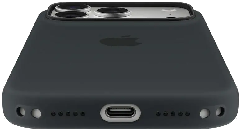 Apple MGFK4ZM/A iPhone 17 Pro Silicone Case with MagSafe – Black, 195950664010