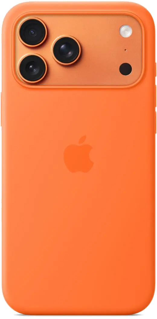 Apple MGFL4ZM/A iPhone 17 Pro Max Silicone Case with MagSafe – Orange, 195950664034