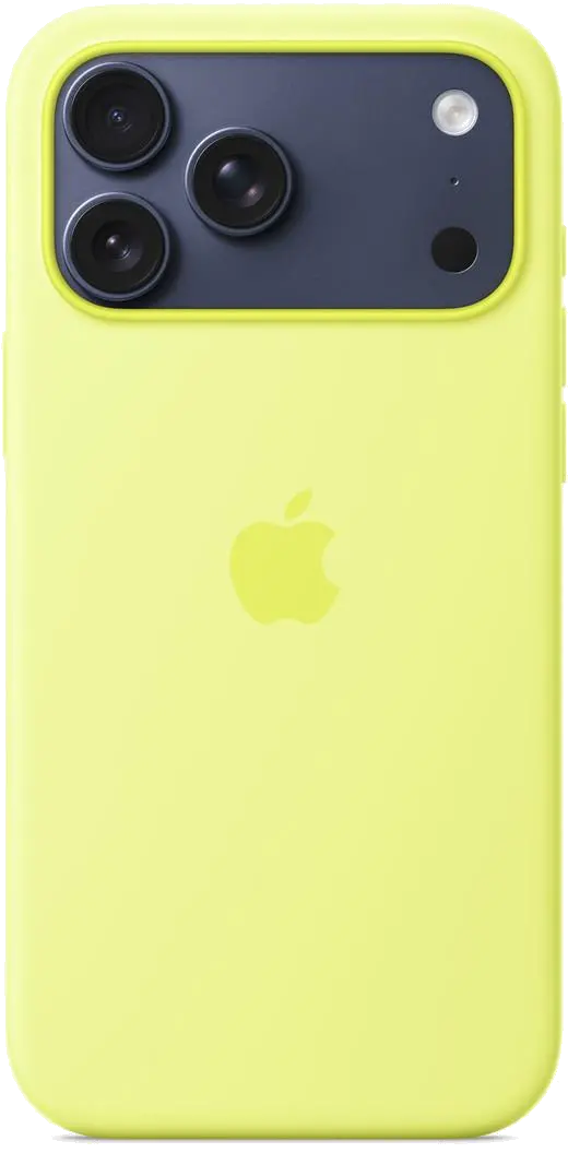 Apple MGFM4ZM/A iPhone 17 Pro Max Silicone Case with MagSafe – Neon Yellow, 195950664058