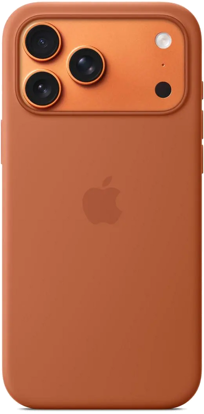 Apple MGFQ4ZM/A iPhone 17 Pro Max Silicone Case with MagSafe – Terra Cotta, 195950664119