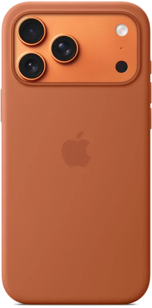 Apple MGFQ4ZM/A iPhone 17 Pro Max Silicone Case with MagSafe – Terra Cotta, 195950664119