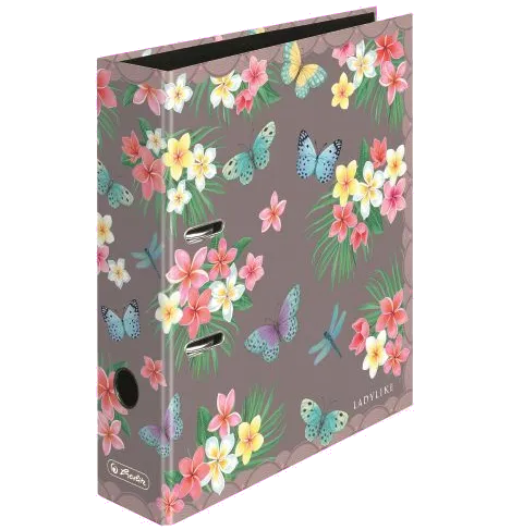 Herlitz 50044061 maX.file Biblioraft A4 8cm realizat din carton rigid certificat FSC Mix laminat