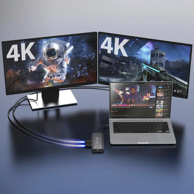 j5create JCD398-N USB-C Dual 4K HDMI 10Gbps Mini Dock, 4712795088199