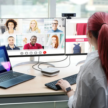 j5create JCDS337-N USB-C Dual 4K Speakerphone Dock Pro, 4712795087734